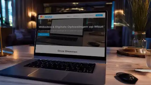 ZoZo.be werkplek — professioneel webdesign
